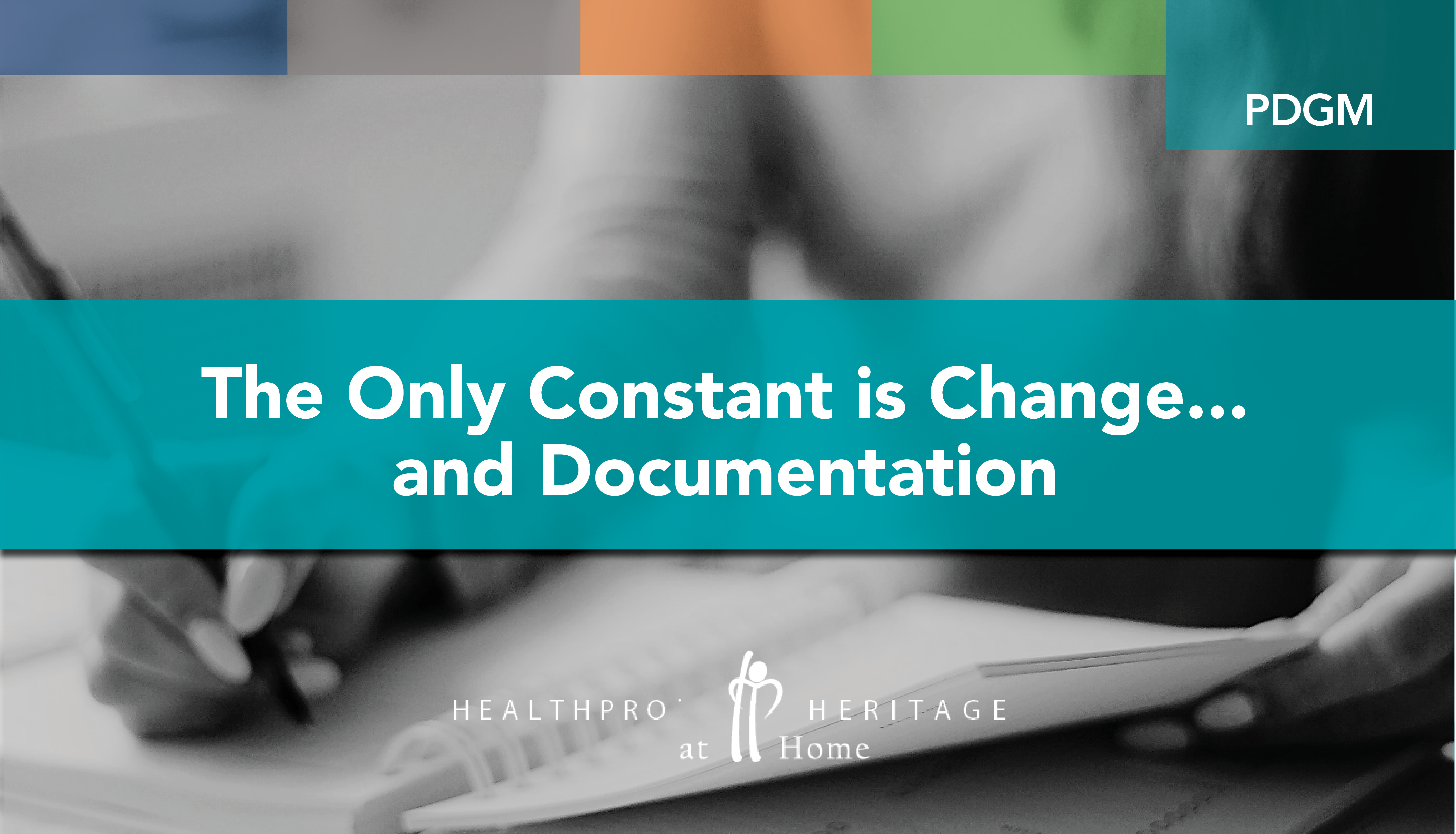 The Only Constant is Change...and Documentation